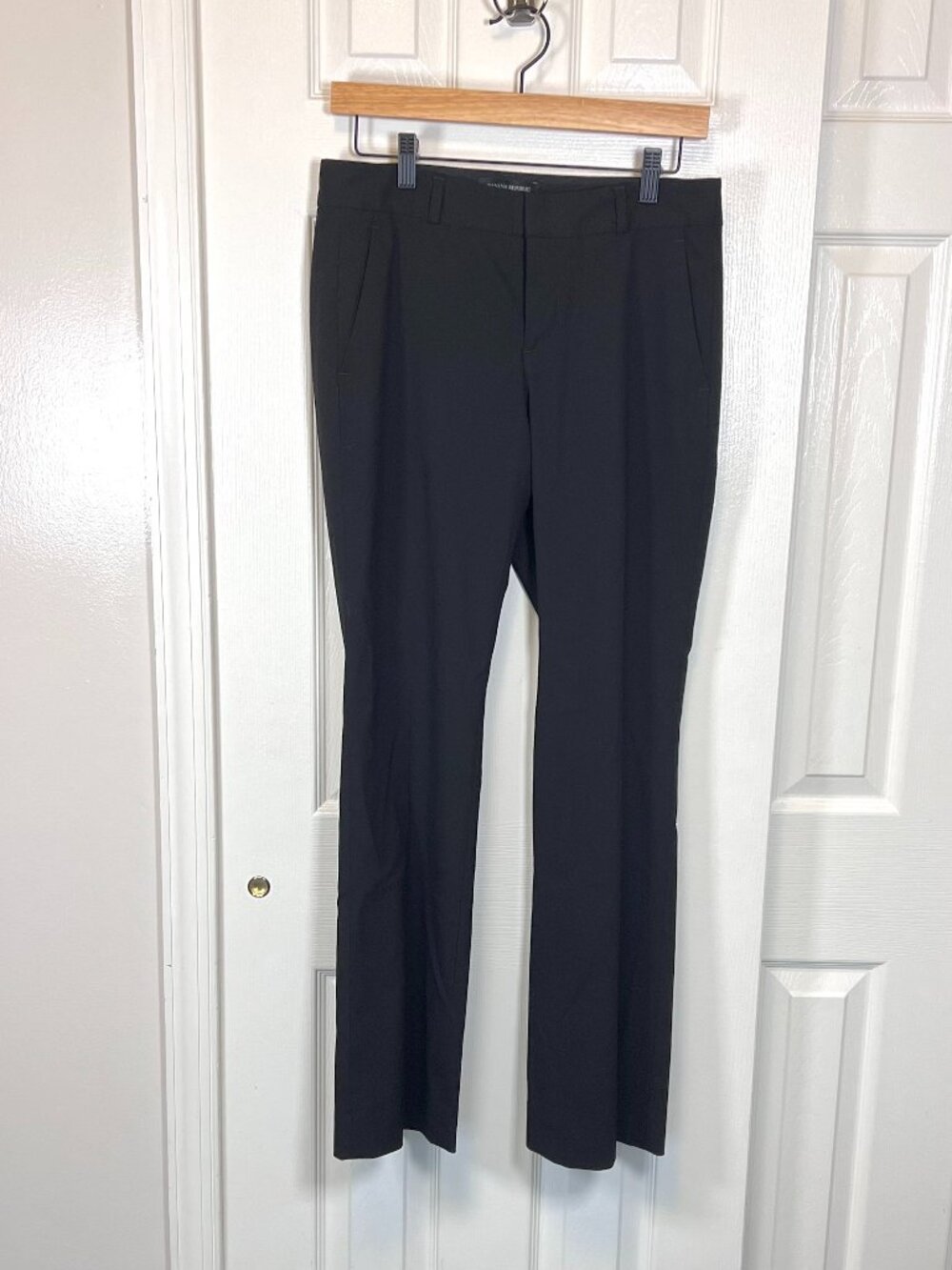 Banana Republic Martin Fit Black Dress Pants Size 2S Career Office Workwear